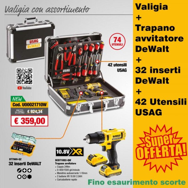 Chiedi disponibilità - Valigia con assortimento (42 utensili)