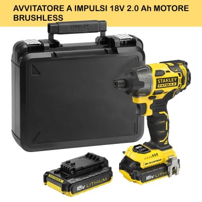 Chiedi disponibilità - AVVITATORE A IMPULSI 18V 2.0 Ah MOTORE BRUSHLESS