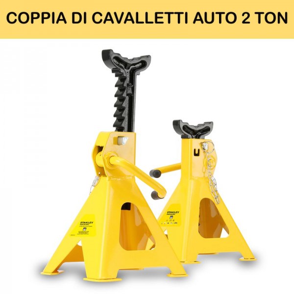 COPPIA DI CAVALLETTI AUTO 2 TON