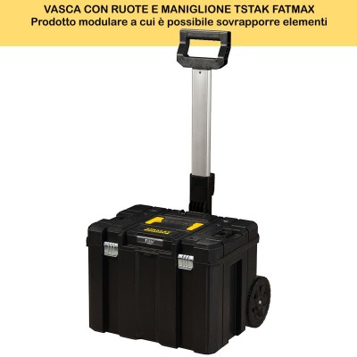 Chiedi disponibilità - VASCA CON RUOTE E MANIGLIONE TSTAK FATMAX